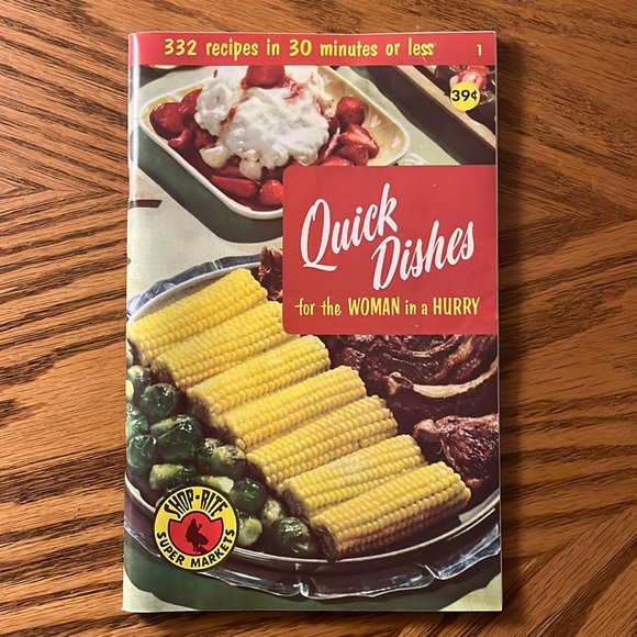 Kitchen Vtg 5s Shoprite Supermarkets Quick Dishes For The Woman In A